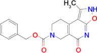 benzyl 1-methyl-5-oxo-2H,5H,6H,7H,8H,9H-[1,2]oxazolo[5,4-c]2,7-naphthyridine-7-carboxylate