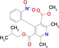 3-Isobutyl 5-methyl 2,6-dimethyl-4-(2-nitrophenyl)pyridine-3,5-dicarboxylate
