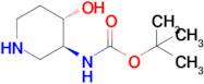 tert-Butyl N-[(3S,4S)-4-hydroxypiperidin-3-yl]carbamate