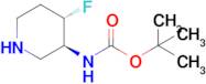 Tert-Butyl N-[(3S,4S)-4-fluoropiperidin-3-yl]carbamate