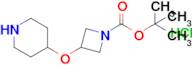 tert-Butyl 3-(piperidin-4-yloxy)azetidine-1-carboxylate hydrochloride