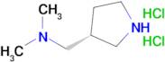 Dimethyl({[(3R)-pyrrolidin-3-yl]methyl})amine dihydrochloride