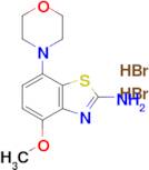 4-Methoxy-7-(morpholin-4-yl)-1,3-benzothiazol-2-amine dihydrobromide