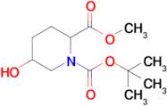 1-(tert-Butyl) 2-methyl 5-hydroxypiperidine-1,2-dicarboxylate