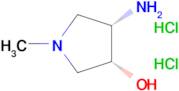 (3R,4S)-4-Amino-1-methylpyrrolidin-3-ol dihydrochloride