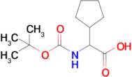 2-((tert-Butoxycarbonyl)amino)-2-cyclopentylacetic acid