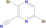 3,6-Dibromopyrazine-2-carbonitrile