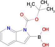 {1-[(tert-Butoxy)carbonyl]-1H-pyrrolo[2,3-b]pyridin-2-yl}boronic acid