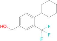 [4-Cyclohexyl-3-(trifluoromethyl)phenyl]methanol