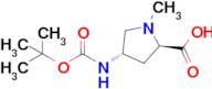 (4S)-4-[[(1,1-Dimethylethoxy)carbonyl]amino]-1-methyl-D-proline