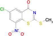 6-Chloro-2-(methylthio)-8-nitro-4H-benzo[e][1,3]thiazin-4-one