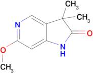 6-Methoxy-3,3-dimethyl-1H-pyrrolo[3,2-c]pyridin-2(3H)-one