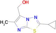 (2-Cyclopropyl-6-methylimidazo[2,1-b][1,3,4]thiadiazol-5-yl)methanol