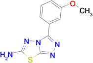 3-(3-Methoxyphenyl)-[1,2,4]triazolo[3,4-b][1,3,4]thiadiazol-6-amine