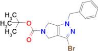 Tert-Butyl 1-benzyl-3-bromo-4,6-dihydropyrrolo[3,4-c]pyrazole-5(1H)-carboxylate