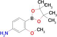 3-Methoxy-4-(4,4,5,5-tetramethyl-1,3,2-dioxaborolan-2-yl)aniline