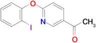 1-(6-(2-Iodophenoxy)pyridin-3-yl)ethanone