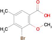 3-Bromo-2-methoxy-4,5-dimethylbenzoic acid