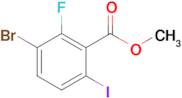 Methyl 3-bromo-2-fluoro-6-iodobenzoate