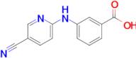 3-((5-Cyanopyridin-2-yl)amino)benzoic acid