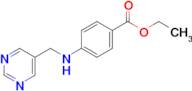 Ethyl 4-((pyrimidin-5-ylmethyl)amino)benzoate