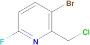 3-Bromo-2-(chloromethyl)-6-fluoropyridine