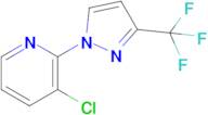 3-Chloro-2-(3-(trifluoromethyl)-1H-pyrazol-1-yl)pyridine