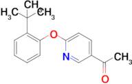 5-Acetyl-2-(2-tert-butylphenoxy) pyridine