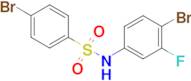 4-Bromo-N-(4-bromo-3-fluorophenyl)benzenesulfonamide