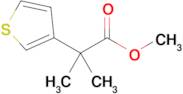 2-Methyl-2-thiophen-3-yl-propionic acid methyl ester