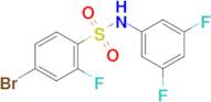 4-Bromo-N-(3,5-difluorophenyl)-2-fluorobenzenesulfonamide