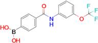 (4-((3-(Trifluoromethoxy)phenyl)carbamoyl)phenyl)boronic acid