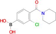 (3-Chloro-4-(piperidine-1-carbonyl)phenyl)boronic acid