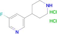 3-Fluoro-5-(piperidin-4-yl)pyridine dihydrochloride