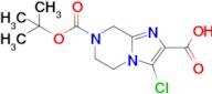 7-(tert-Butoxycarbonyl)-3-chloro-5,6,7,8-tetrahydroimidazo[1,2-a]pyrazine-2-carboxylic acid