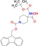 1-(9H-Fluoren-9-ylmethoxycarbonyl)-4-[(2-methylpropan-2-yl)oxycarbonylamino]piperidine-4-carboxylic acid