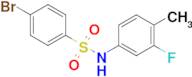 4-Bromo-N-(3-fluoro-4-methylphenyl)benzenesulfonamide