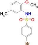 4-Bromo-N-(2-methoxy-5-methylphenyl)benzenesulfonamide