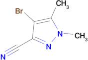 4-bromo-1,5-dimethyl-1H-pyrazole-3-carbonitrile