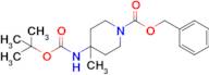 benzyl 4-((tert-butoxycarbonyl)amino)-4-methylpiperidine-1-carboxylate