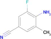 4-amino-3-fluoro-5-methylbenzonitrile