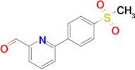 6-(4-(Methylsulfonyl)phenyl)picolinaldehyde