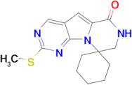 2'-(Methylthio)-7',8'-dihydro-6'H-spiro[cyclohexane-1,9'-pyrazino[1',2':1,5]pyrrolo[2,3-d]pyrimidi…