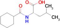 (Cyclohexanecarbonyl)-L-leucine