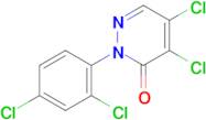 4,5-Dichloro-2-(2,4-dichlorophenyl)-2,3-dihydropyridazin-3-one