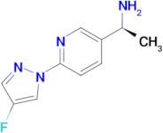 (S)-1-(6-(4-Fluoro-1H-pyrazol-1-yl)pyridin-3-yl)ethanamine