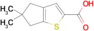 5,5-Dimethyl-5,6-dihydro-4H-cyclopenta[b]thiophene-2-carboxylic acid