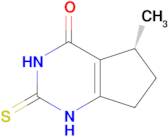 (R)-5-Methyl-2-thioxo-2,3,6,7-tetrahydro-1H-cyclopenta[d]pyrimidin-4(5H)-one