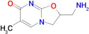 2-(Aminomethyl)-6-methyl-2H-oxazolo[3,2-a]pyrimidin-7(3H)-one