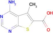 4-Amino-5-methylthieno[2,3-d]pyrimidine-6-carboxylic acid